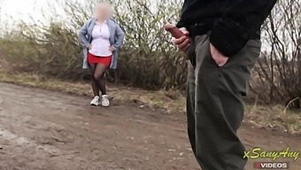 Amateur Public Dick Flash Leads To Unexpected Encounter With Curious Mom