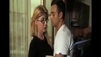Signora Italiana Vintage Gode Del Piacere Anale