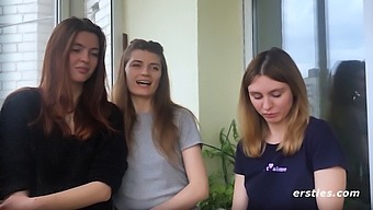 A Steamy Threesome With A Hot Girl And Lesbian Sex