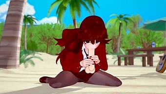 Girlfriend'S Steamy Oral Sex In Animated Video