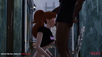Makoto Má Prvú Verejnú Aféru A Má Sex Na Ulici.