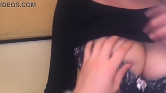 A Busty Japanese Teenager Receives Breast Stimulation